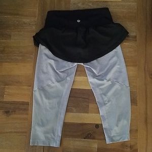 Lululemon skort with built in cropped leggings